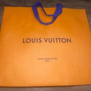 Louis Vuitton box, bow, gift bag & dust bag